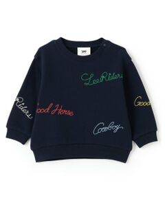 petit main / プティマイン スウェット | 【Lee】ロゴ刺繍トレーナー