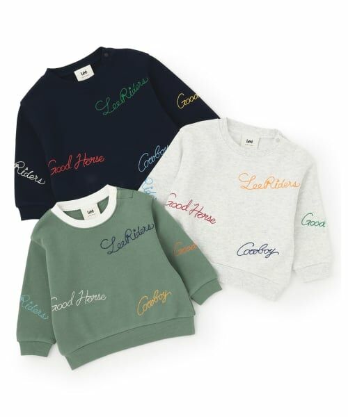 petit main / プティマイン スウェット | 【Lee】ロゴ刺繍トレーナー | 詳細15