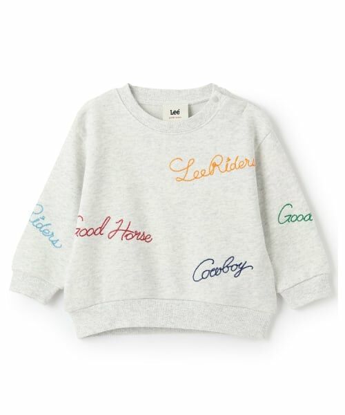 petit main / プティマイン スウェット | 【Lee】ロゴ刺繍トレーナー | 詳細8