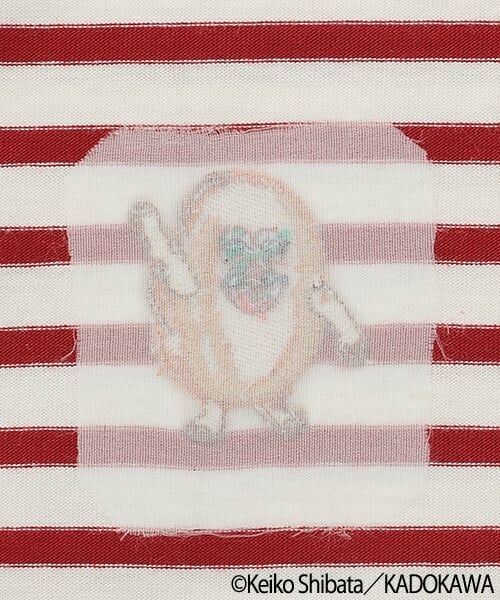 petit main / プティマイン Tシャツ | 【パンどろぼう】ボーダーモチーフ長袖Tシャツ | 詳細13