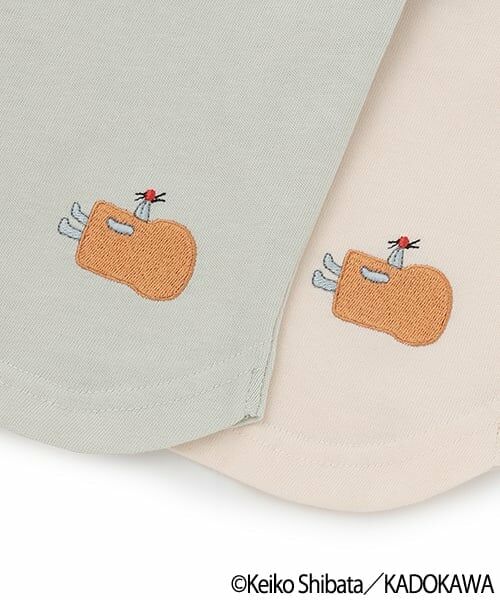 petit main / プティマイン Tシャツ | 【パンどろぼう】袖布帛Tシャツ | 詳細11