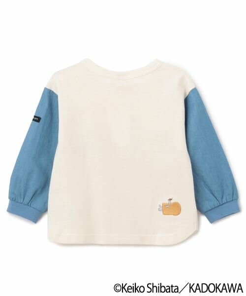 petit main / プティマイン Tシャツ | 【パンどろぼう】袖布帛Tシャツ | 詳細4