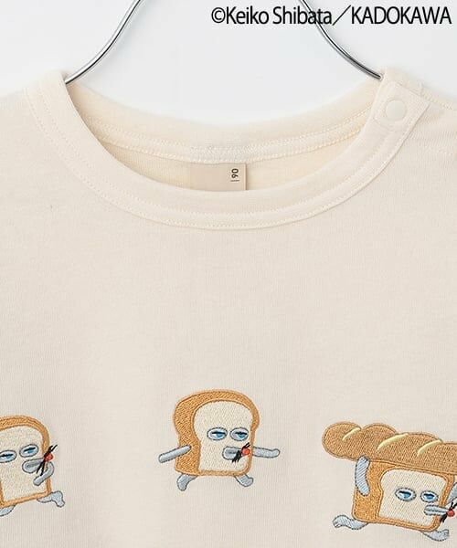 petit main / プティマイン Tシャツ | 【パンどろぼう】袖布帛Tシャツ | 詳細5