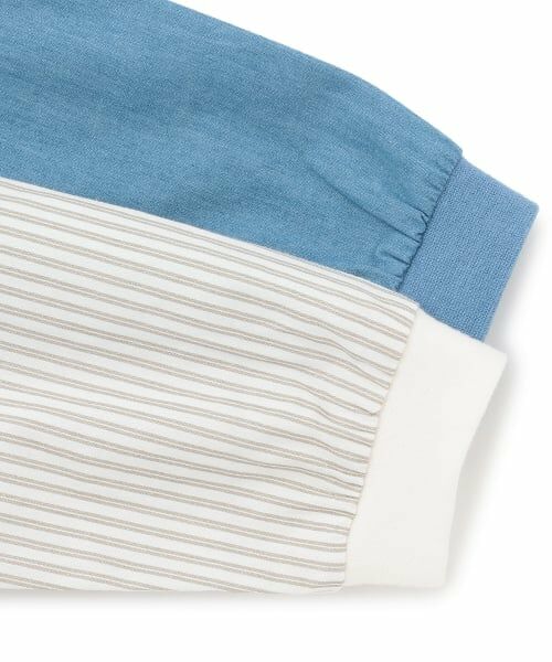 petit main / プティマイン Tシャツ | 【パンどろぼう】袖布帛Tシャツ | 詳細9