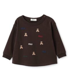 petit main / プティマイン Tシャツ | 【POLO BCS】モチーフ刺繍長袖Tシャツ