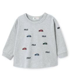 petit main / プティマイン Tシャツ | 【POLO BCS】モチーフ刺繍長袖Tシャツ
