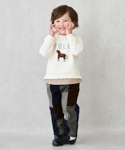 petit main / プティマイン スウェット | 【POLO BCS】アップリケトレーナー | 詳細3