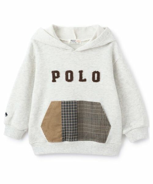 petit main / プティマイン パーカー | 【POLO BCS】パッチワークパーカー | 詳細10