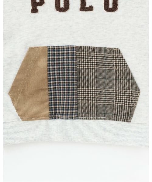 petit main / プティマイン パーカー | 【POLO BCS】パッチワークパーカー | 詳細14