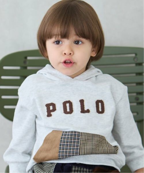 petit main / プティマイン パーカー | 【POLO BCS】パッチワークパーカー | 詳細3