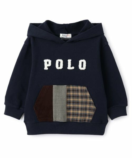 petit main / プティマイン パーカー | 【POLO BCS】パッチワークパーカー | 詳細9