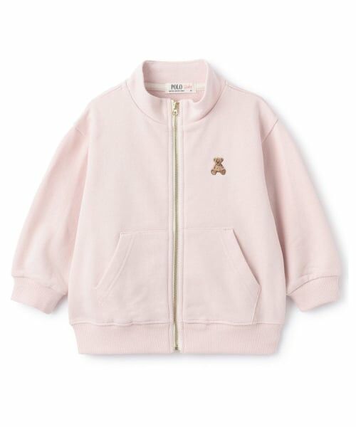 petit main / プティマイン カーディガン・ボレロ | 【POLO BCS】ジップハオリ（ライト ピンク）