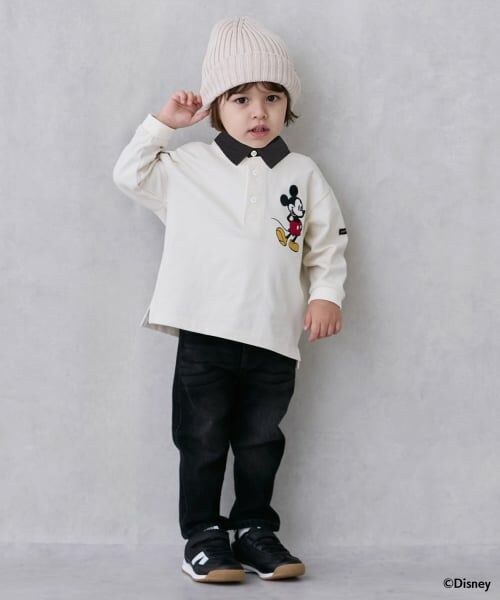 petit main / プティマイン Tシャツ | 【Disney】【リンク】ラガー長袖Tシャツ | 詳細1