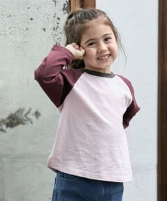 petit main / プティマイン Tシャツ | 【オーガニック】ラグラン長袖Tシャツ