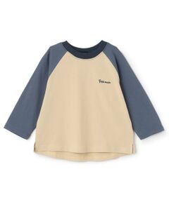 petit main / プティマイン Tシャツ | 【オーガニック】ラグラン長袖Tシャツ