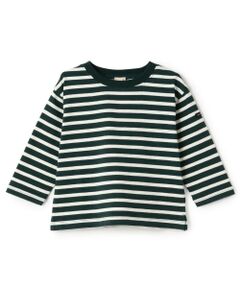 petit main / プティマイン Tシャツ | 【GOODPRICE/食品防汚】ボーダー長袖T