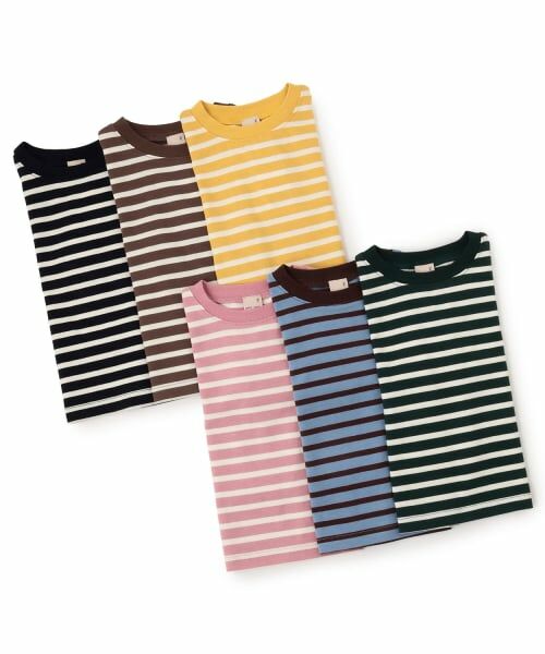 petit main / プティマイン Tシャツ | 【GOODPRICE/食品防汚】ボーダー長袖T | 詳細13