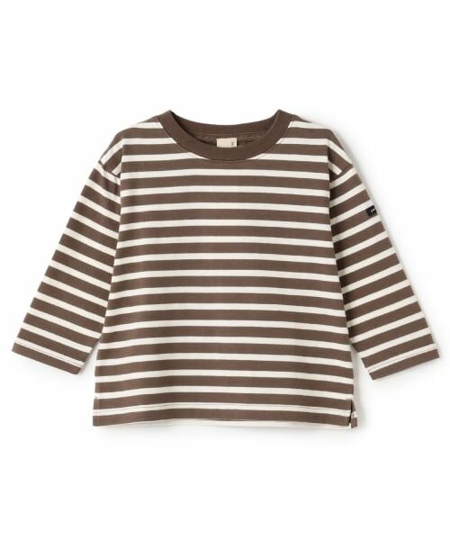 petit main / プティマイン Tシャツ | 【GOODPRICE/食品防汚】ボーダー長袖T | 詳細6