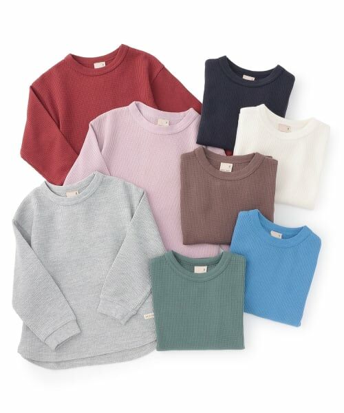 petit main / プティマイン Tシャツ | 【GOODPRICE】ワッフル長袖Tシャツ | 詳細11