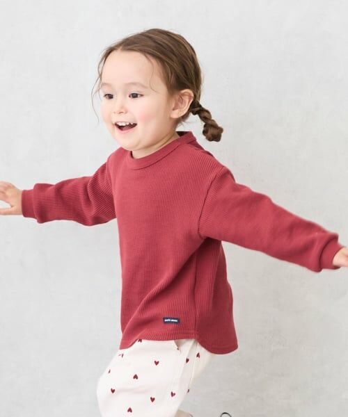 petit main / プティマイン Tシャツ | 【GOODPRICE】ワッフル長袖Tシャツ | 詳細3