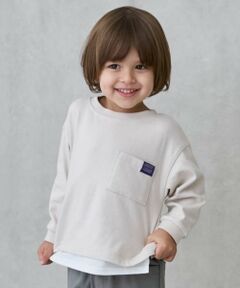 petit main / プティマイン Tシャツ | 【GOODPRICE/食品防汚】裾レイヤード長袖T