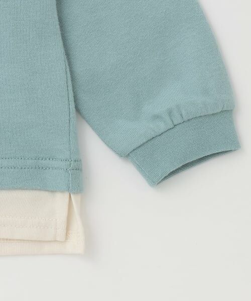 petit main / プティマイン Tシャツ | 【GOODPRICE/食品防汚】裾レイヤード長袖T | 詳細13