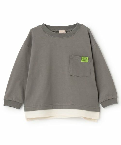 petit main / プティマイン Tシャツ | 【GOODPRICE/食品防汚】裾レイヤード長袖T | 詳細9