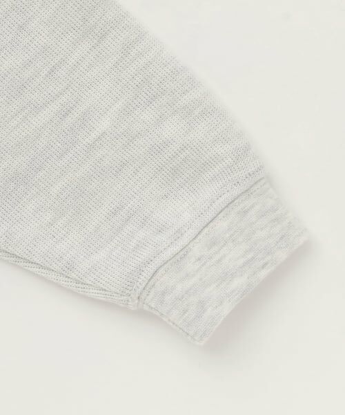 petit main / プティマイン Tシャツ | ロゴモチーフ接結長袖Tシャツ | 詳細11