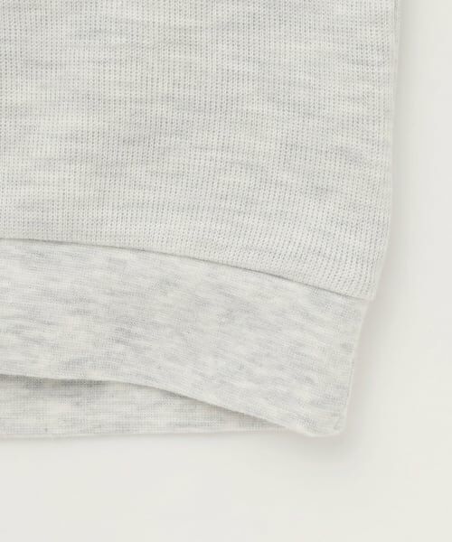 petit main / プティマイン Tシャツ | ロゴモチーフ接結長袖Tシャツ | 詳細12