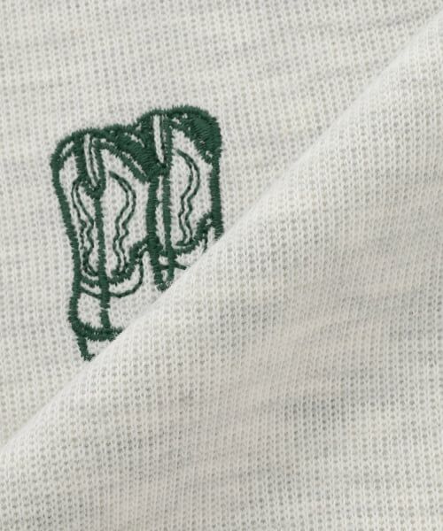 petit main / プティマイン Tシャツ | ロゴモチーフ接結長袖Tシャツ | 詳細14