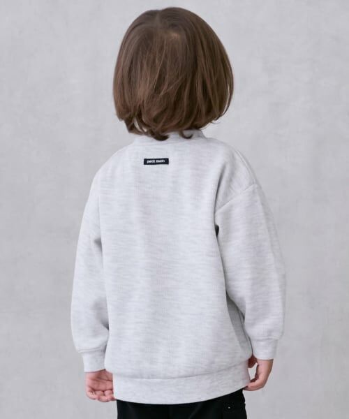 petit main / プティマイン Tシャツ | ロゴモチーフ接結長袖Tシャツ | 詳細2