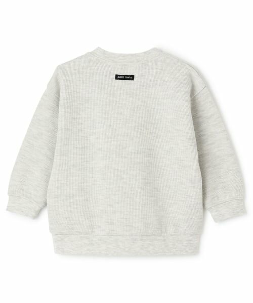 petit main / プティマイン Tシャツ | ロゴモチーフ接結長袖Tシャツ | 詳細7