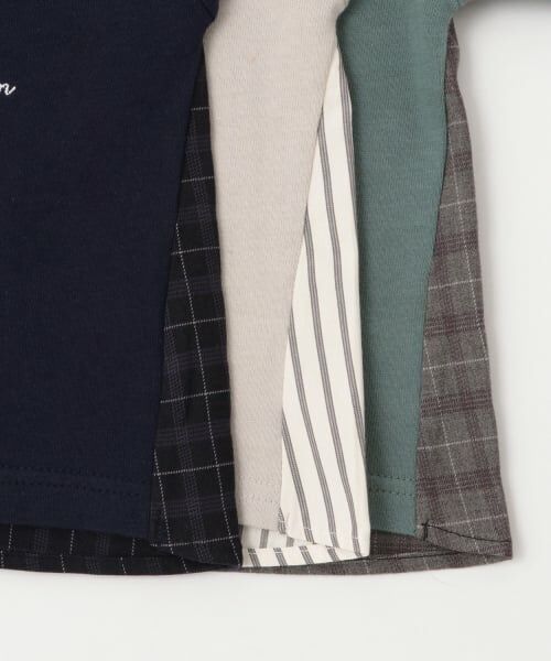 petit main / プティマイン Tシャツ | 働く車刺しゅう長袖Tシャツ | 詳細12