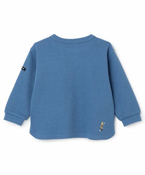 petit main / プティマイン Tシャツ | 働く車アップリケ接結長袖Tシャツ | 詳細7