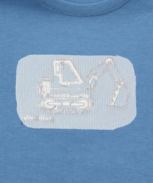 petit main / プティマイン Tシャツ | 働く車アップリケ接結長袖Tシャツ | 詳細9