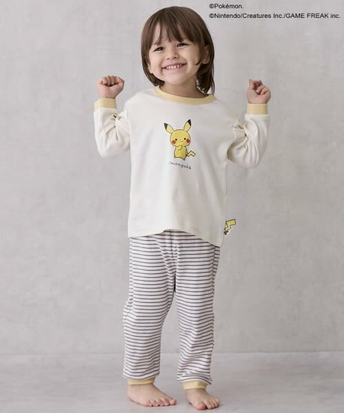 petit main / プティマイン ルームウェア | 【モンポケ】スムースパジャマ | 詳細3