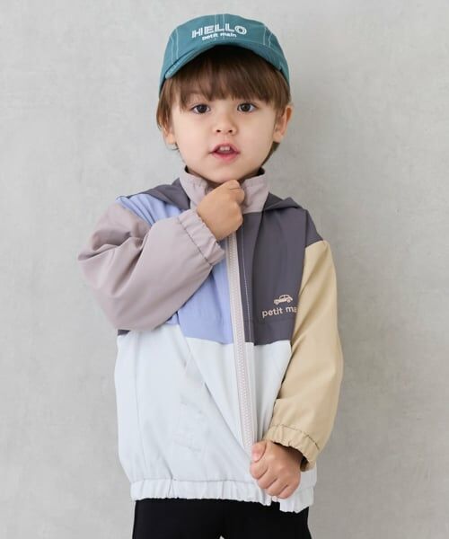 petit main / プティマイン ブルゾン | 【撥水加工】切替ウィンブレ | 詳細6