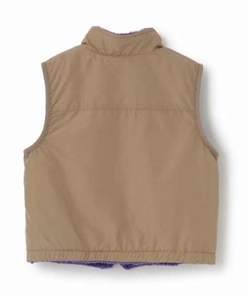 petit main / プティマイン ダウンジャケット・ベスト | 【洗える】無地×ボアリバーシブルベスト | 詳細7