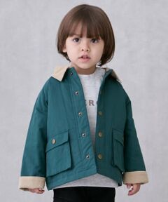 petit main / プティマイン その他アウター | 【リンク/洗える】ツイル中綿入りダスターコート