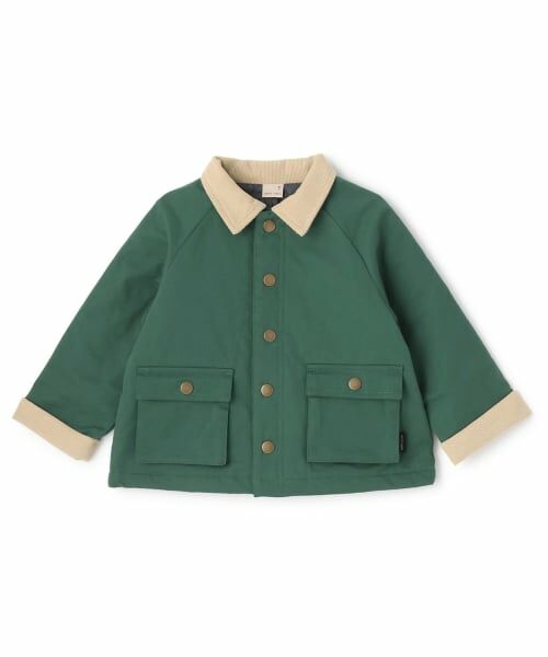 petit main / プティマイン その他アウター | 【リンク/洗える】ツイル中綿入りダスターコート | 詳細7