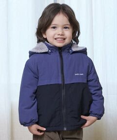 petit main / プティマイン ブルゾン | 【洗える】リバーシブル切替ブルゾン