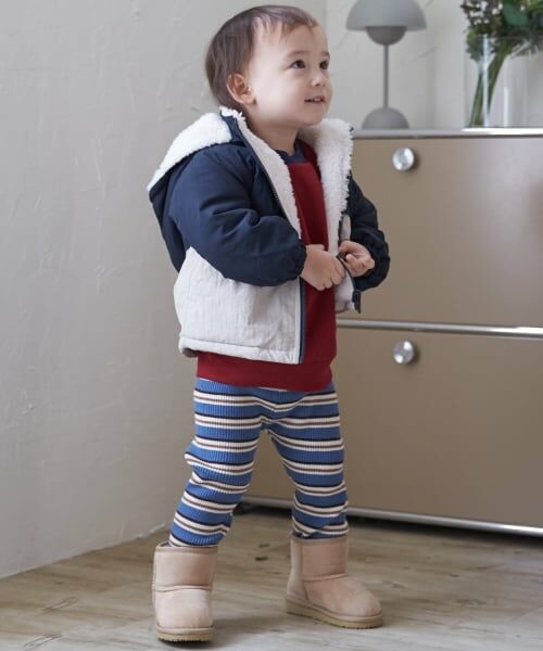 petit main / プティマイン ブルゾン | 【洗える】リバーシブル切替ブルゾン | 詳細3