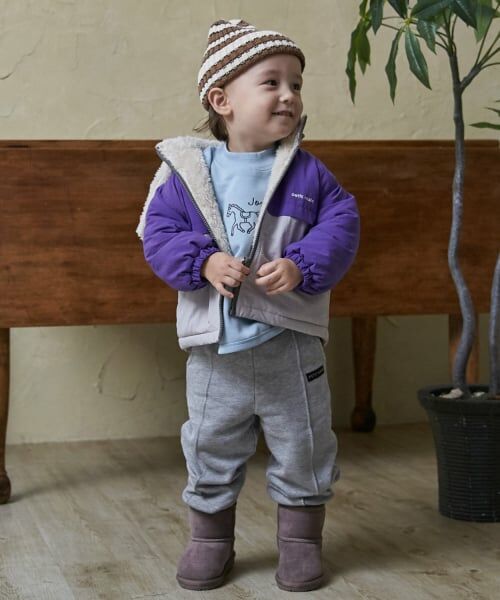 petit main / プティマイン ブルゾン | 【洗える】リバーシブル切替ブルゾン | 詳細5