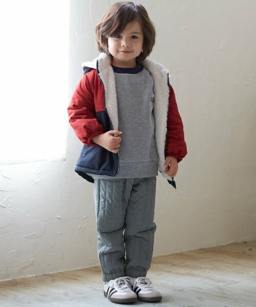 petit main / プティマイン ブルゾン | 【洗える】リバーシブル切替ブルゾン | 詳細6