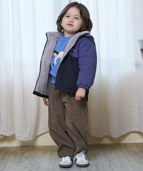 petit main / プティマイン ブルゾン | 【洗える】リバーシブル切替ブルゾン | 詳細8