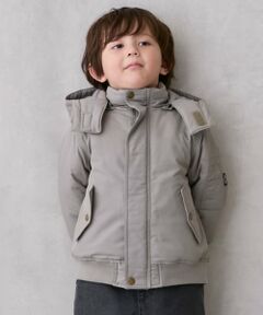 petit main / プティマイン ブルゾン | 【洗える】MA1風フード取外ジャケット