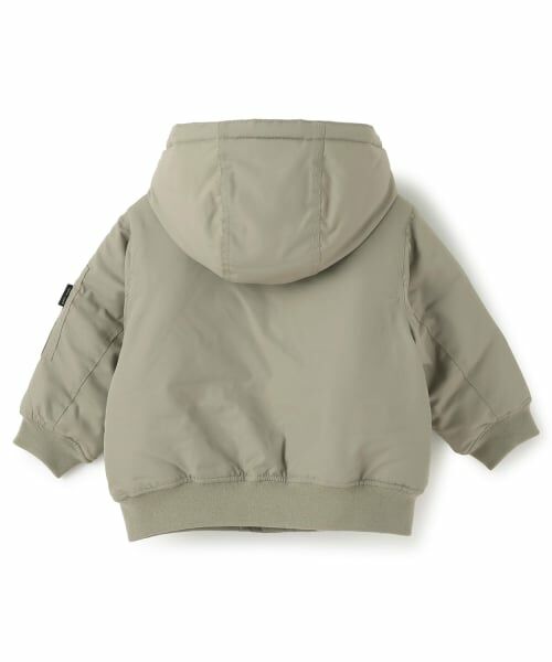 petit main / プティマイン ブルゾン | 【洗える】MA1風フード取外ジャケット | 詳細11