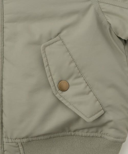 petit main / プティマイン ブルゾン | 【洗える】MA1風フード取外ジャケット | 詳細19