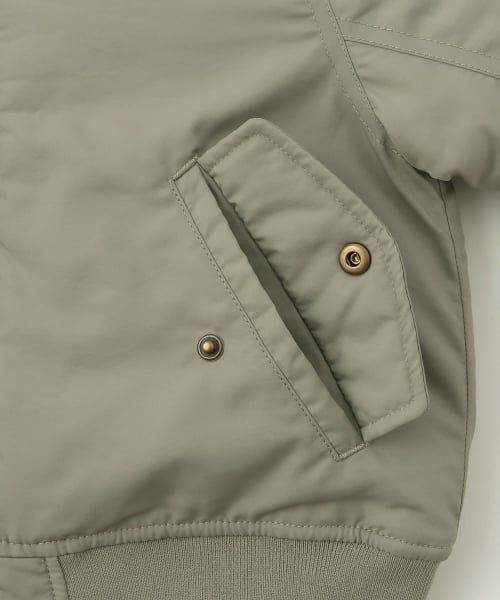 petit main / プティマイン ブルゾン | 【洗える】MA1風フード取外ジャケット | 詳細20