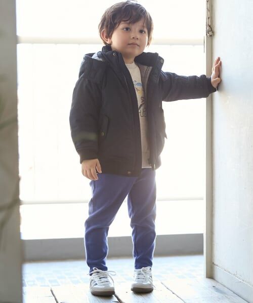 petit main / プティマイン ブルゾン | 【洗える】MA1風フード取外ジャケット | 詳細5